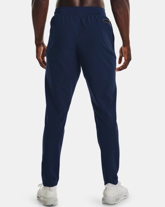 Men's UA Unstoppable Tapered Pants, Blue, pdpMainDesktop image number 1